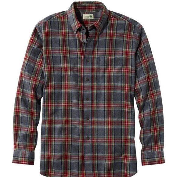 LL Bean scotch plaid flannel size XL **like new** - Picture 1 of 4